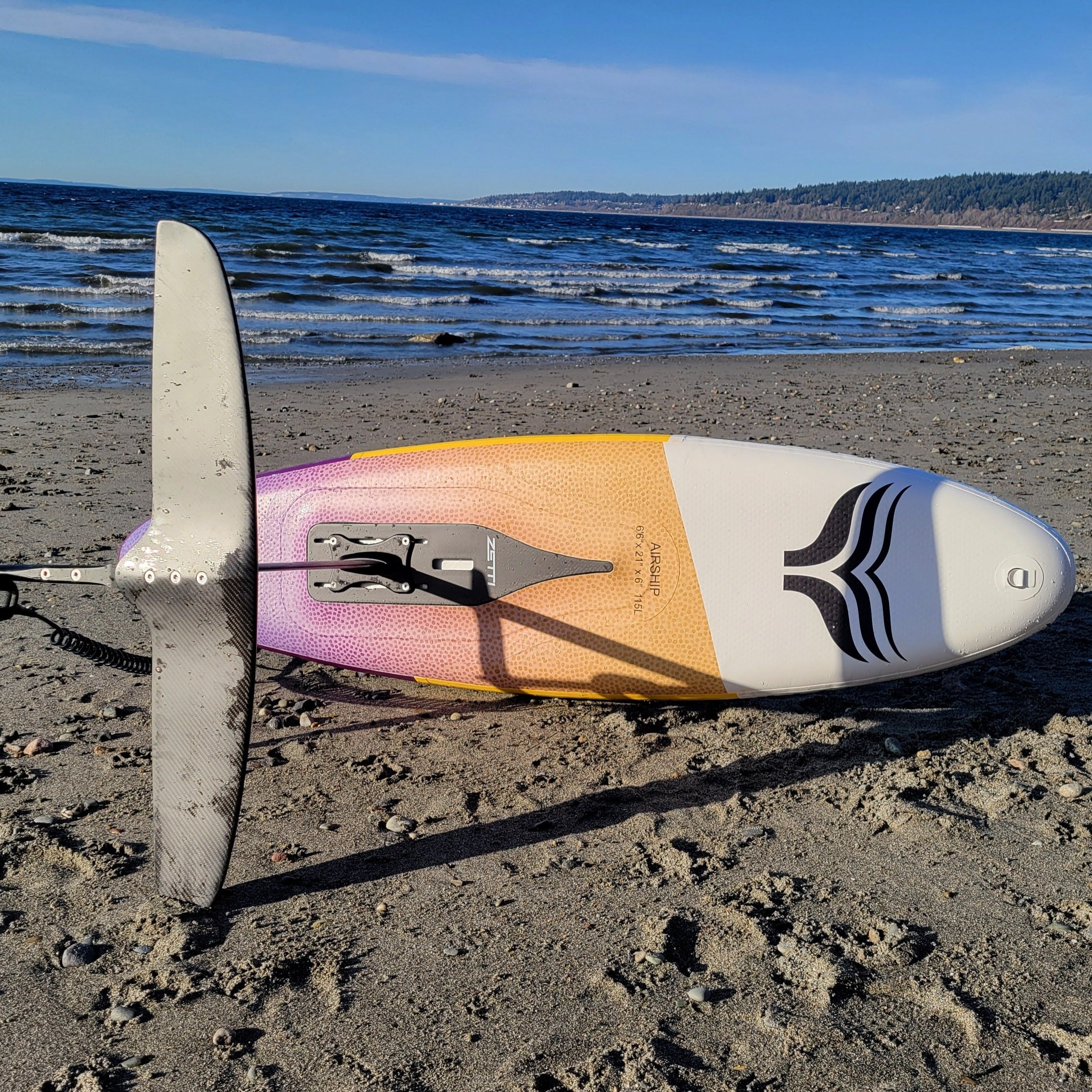 Airship DW: Inflatable Downwind SUP / Wing Board