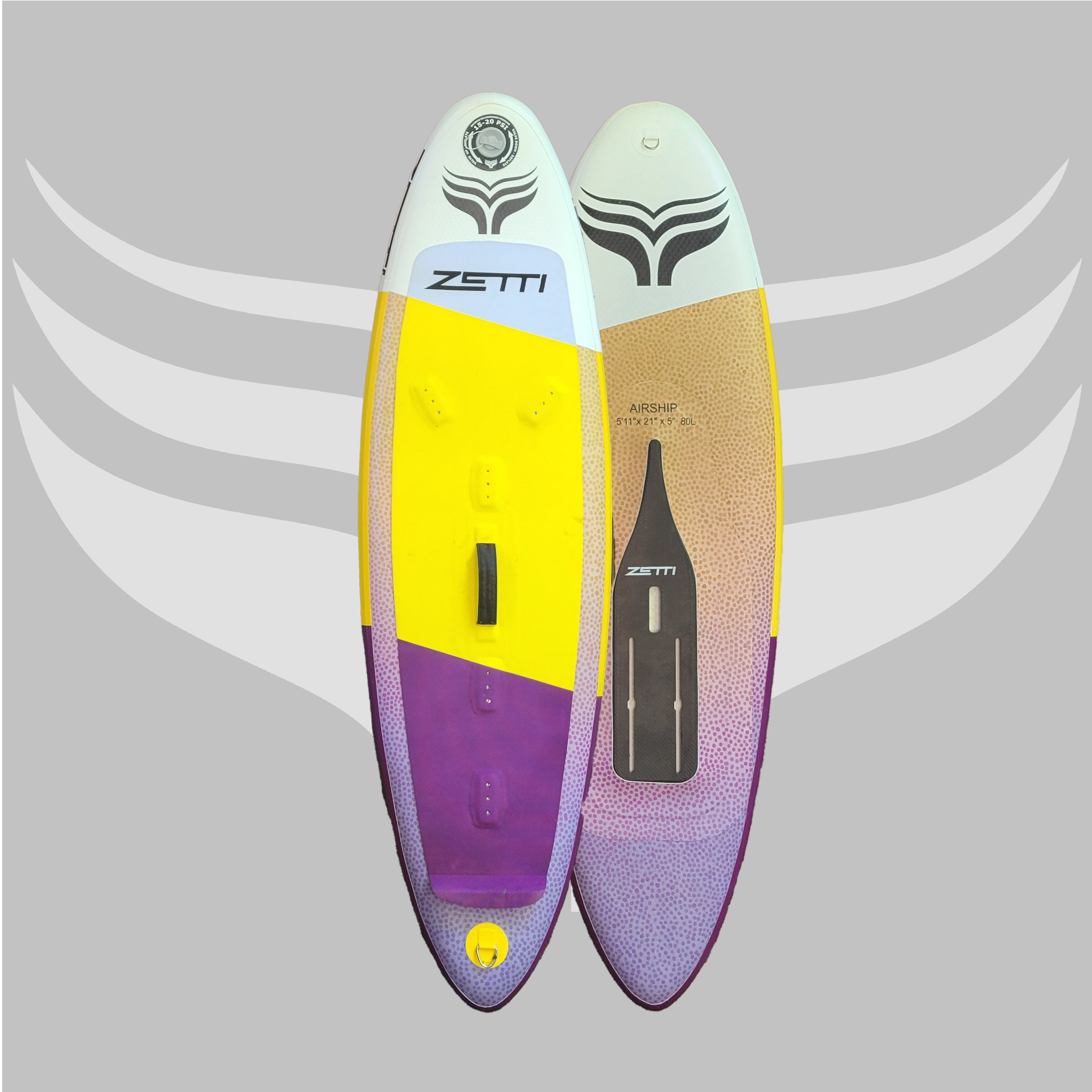 Airship DW: Inflatable Downwind SUP / Wing Board